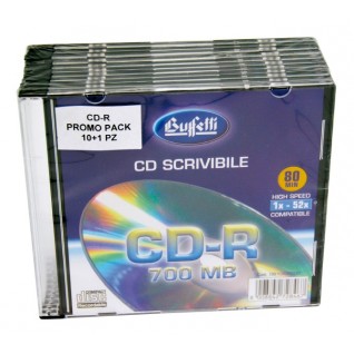 CD-R SLIM PROMO 10+1PZ